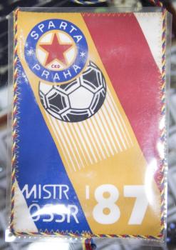 Vlajka Sparta KD Praha - Mistr SSR '87