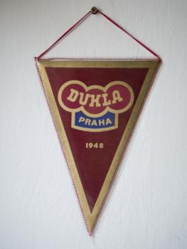 Sportovn vlajeka Dukla Praha 1948