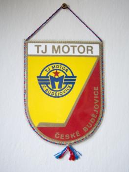 Hokejov vlajeka TJ Motor esk Budjovice