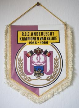 Vlajeka R.S.C. Anderlecht, mistr Belgie 1965-66